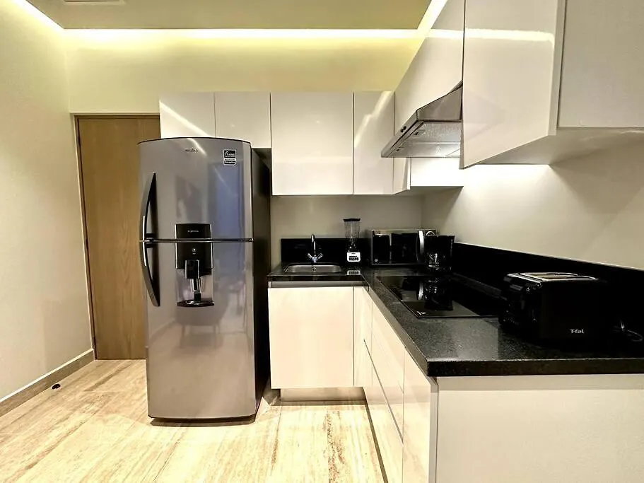 شقة Modern Loft With Rooftop Pool & Gym By Solmar Rentals بلايا ديل كارمن