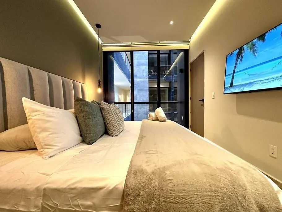 Modern Loft With Rooftop Pool & Gym By Solmar Rentals بلايا ديل كارمن المكسيك