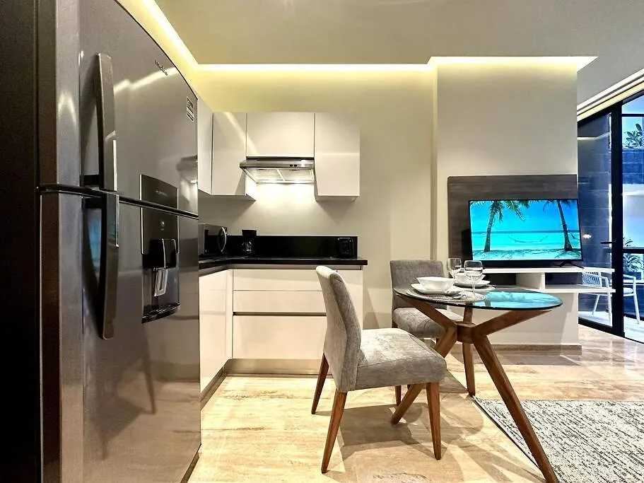 شقة Modern Loft With Rooftop Pool & Gym By Solmar Rentals بلايا ديل كارمن